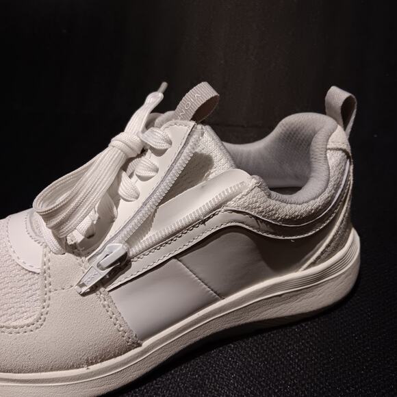 Vionic ATHENA Knit Leather Shoes In White Women’s Size 7.5 - Picture 9 of 13